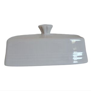 Fiestaware Fiesta Butter Dish Lid Cover Top Extra Large White